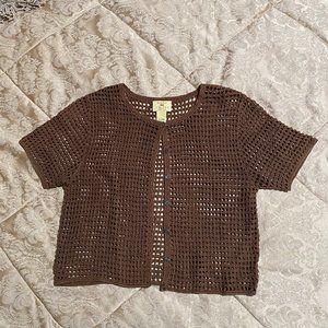 The Limited hand knit cropped cardigan